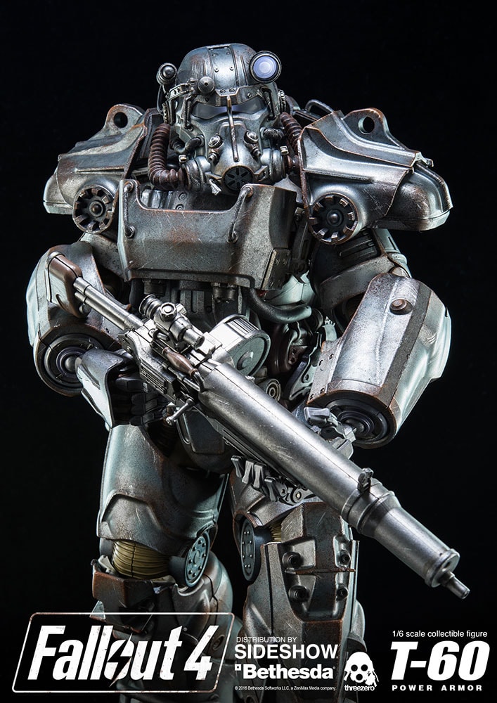 Fallout 4 T-60 Power Armor Sixth Scale Figure  (Prototype Shown) View 10