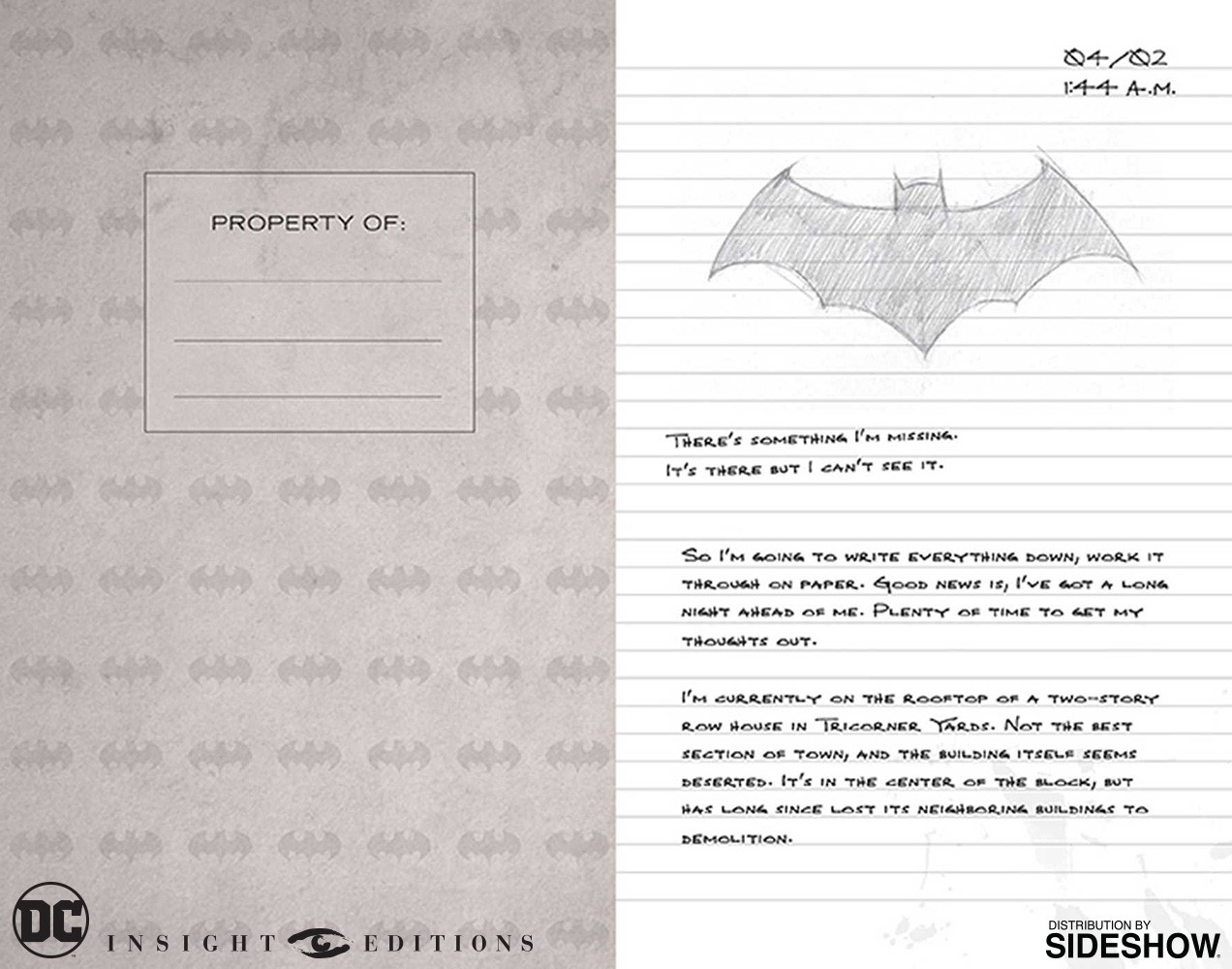 DC Comics Batman Hardcover Ruled Journal Book  View 4