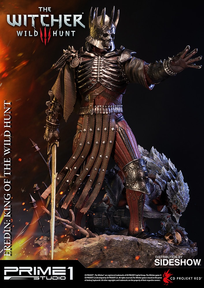 The Witcher 3: Wild Hunt Eredin Polystone Statue  Collector Edition (Prototype Shown) View 3