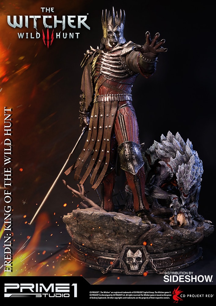 The Witcher 3: Wild Hunt Eredin Polystone Statue  Collector Edition (Prototype Shown) View 5