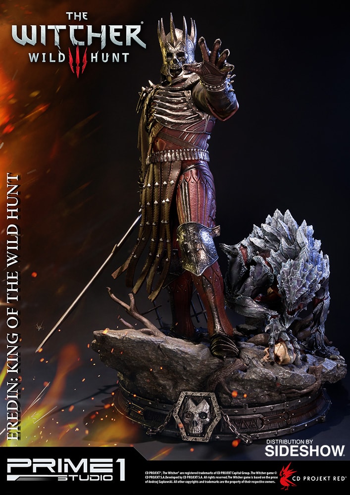 The Witcher 3: Wild Hunt Eredin Polystone Statue  Collector Edition (Prototype Shown) View 8