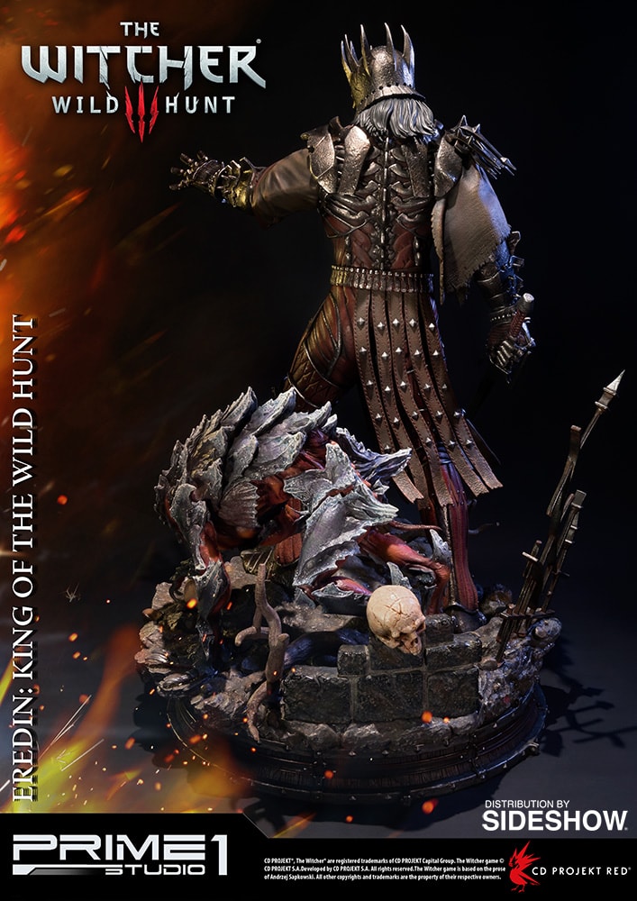 The Witcher 3: Wild Hunt Eredin Polystone Statue  Collector Edition (Prototype Shown) View 9