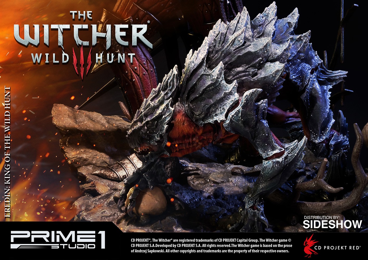 The Witcher 3: Wild Hunt Eredin Polystone Statue  Collector Edition (Prototype Shown) View 18