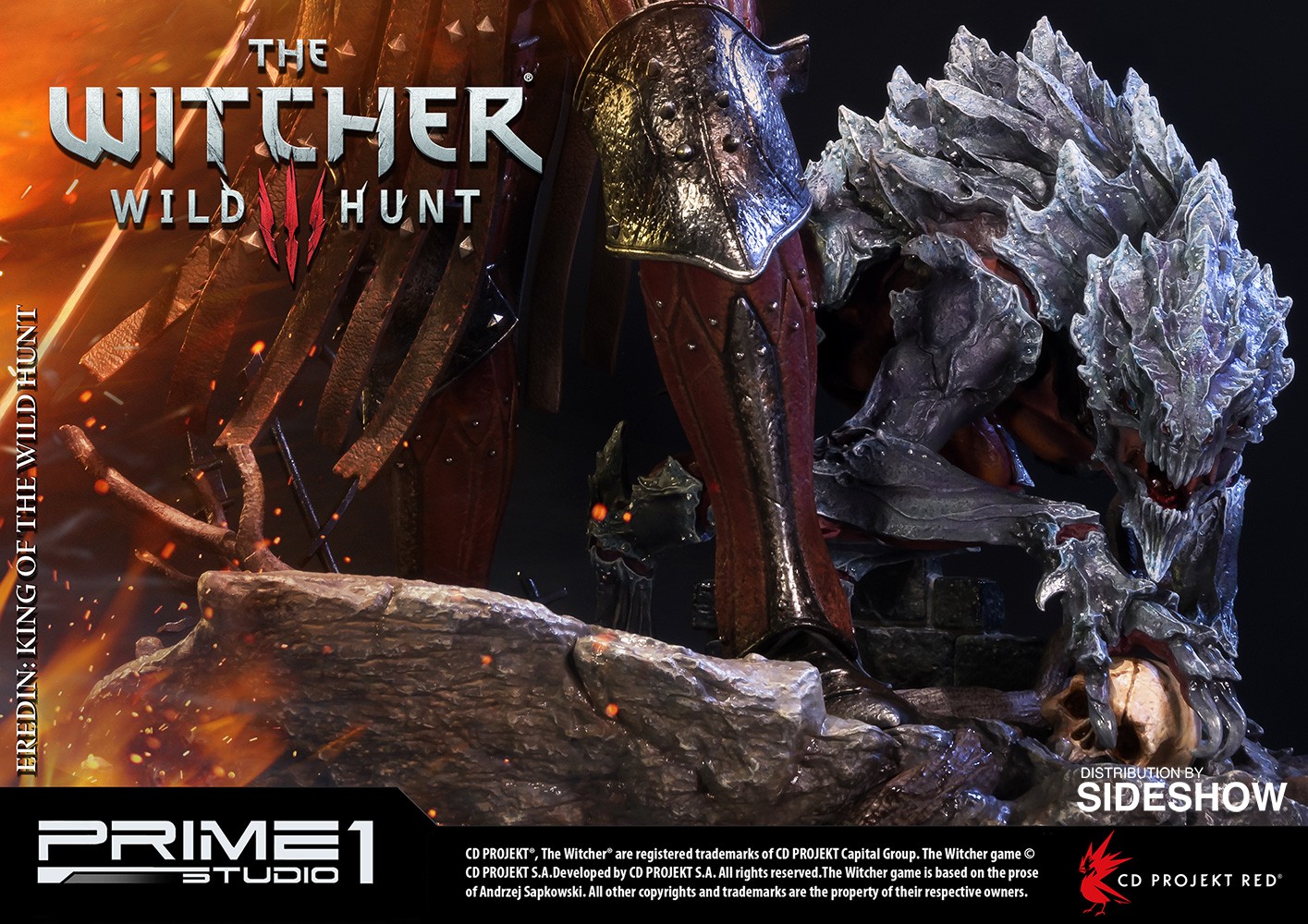 The Witcher 3: Wild Hunt Eredin Polystone Statue  Collector Edition (Prototype Shown) View 19