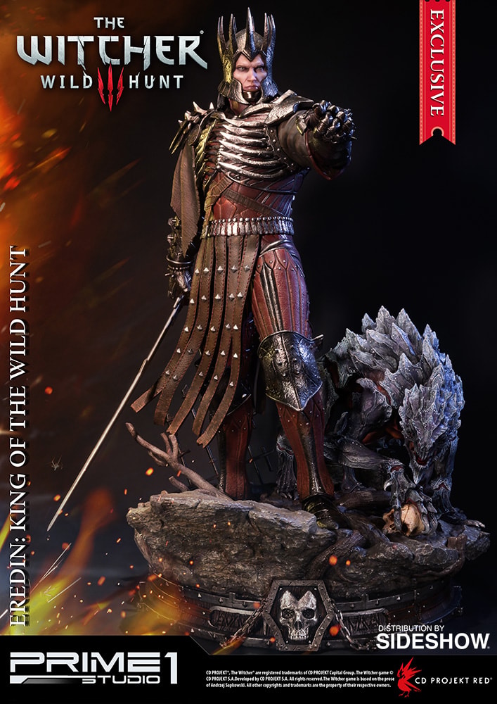 The Witcher 3: Wild Hunt Eredin Polystone Statue  Exclusive Edition (Prototype Shown) View 3