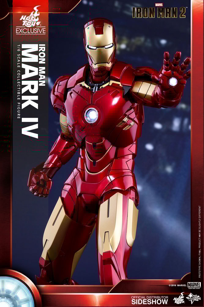 Marvel Iron Man Mark IV Sixth Scale Figure by Hot Toys Sideshow
