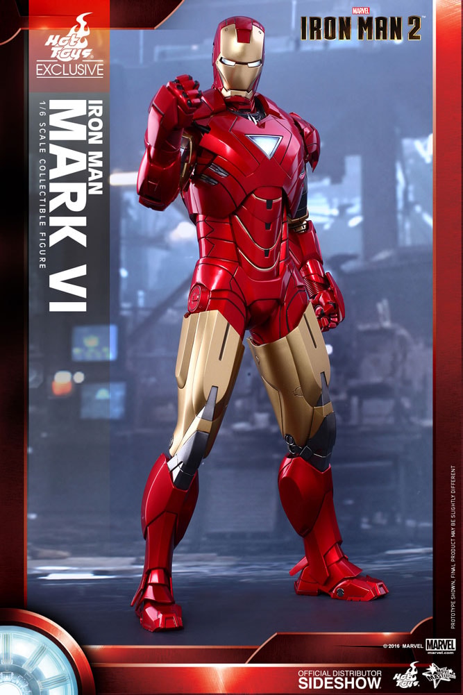 Iron Man Mark VI レジェンダリースケールバスト　未展示新品 Iron Man Mark VI Figure by Hot Toys | Sideshow Collectibles