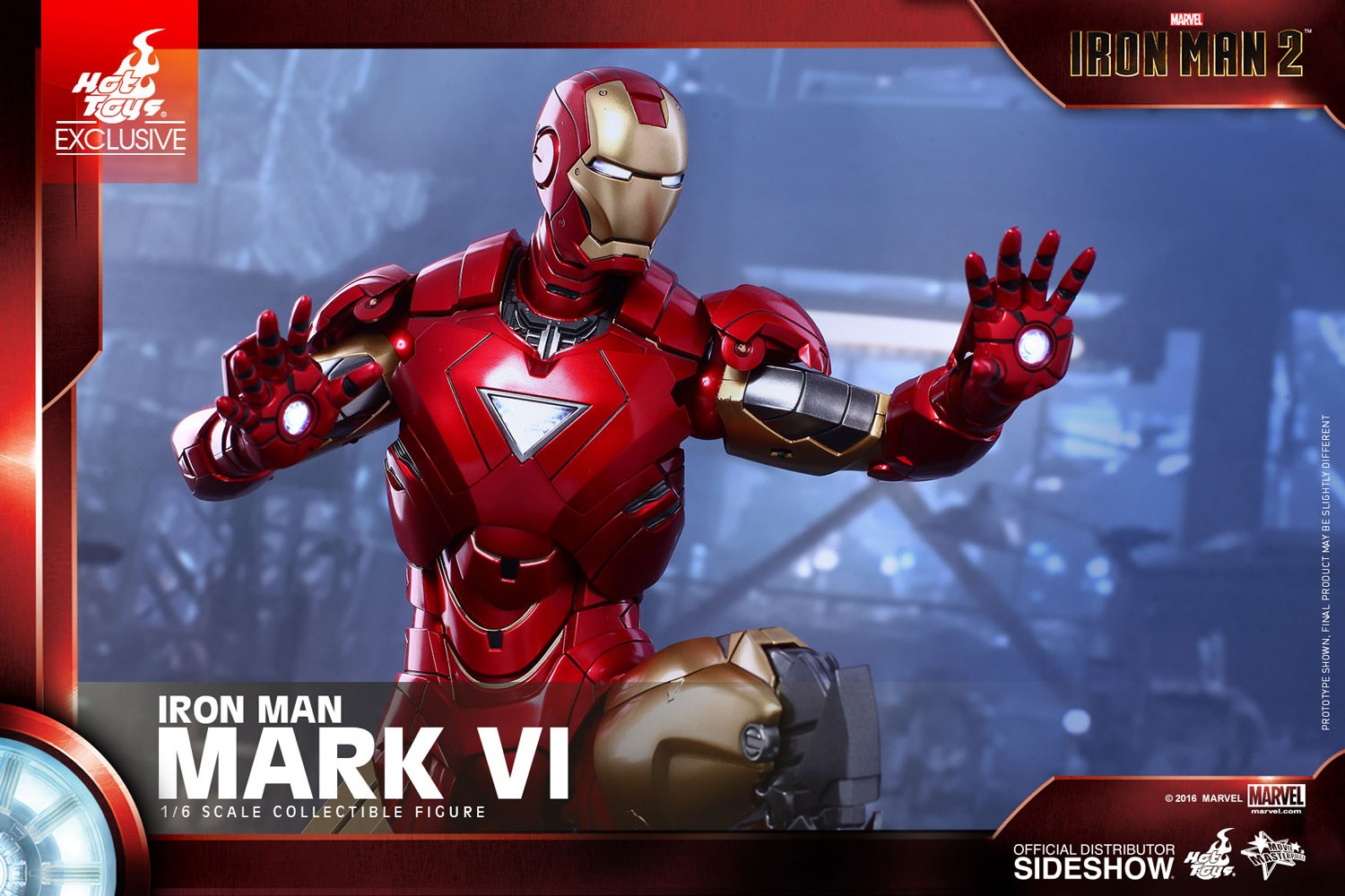 Marvel Iron Man Mark VI Sixth Scale Figure  Exclusive Edition (Prototype Shown) View 10