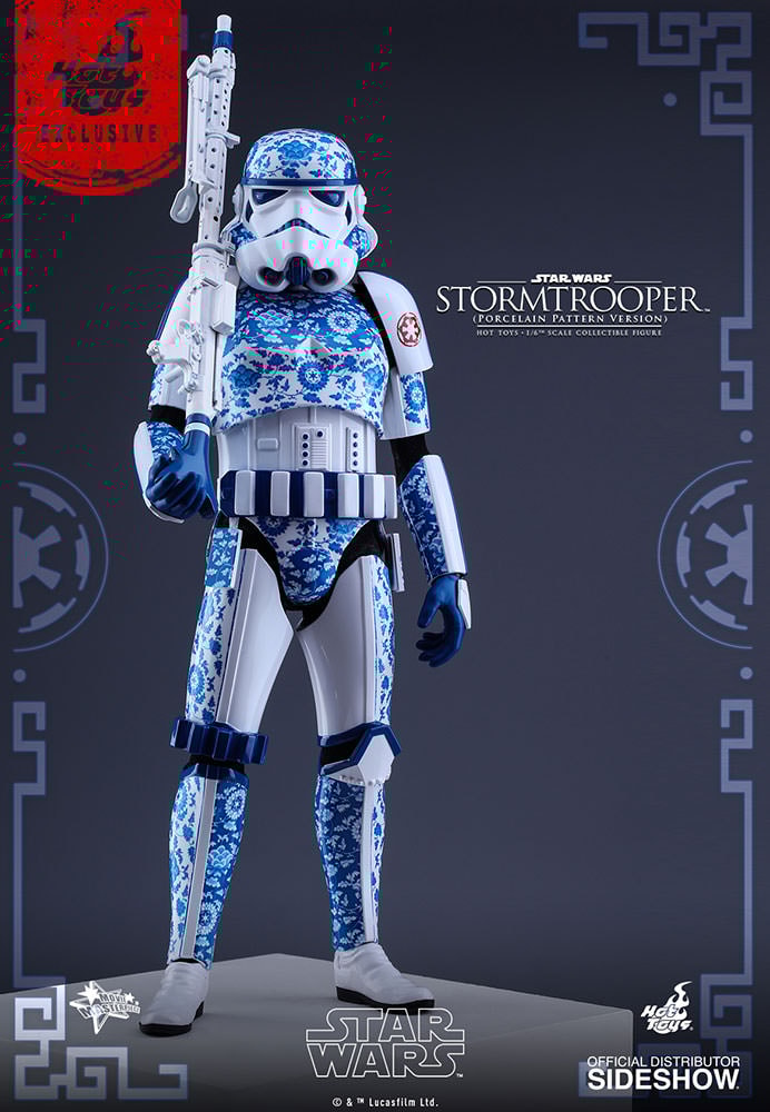 Star Wars Stormtrooper Porcelain Pattern Version Sixth Scale