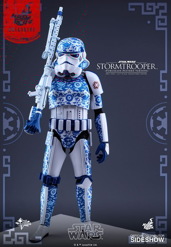 Star Wars Stormtrooper Porcelain Pattern Version Sixth Scale