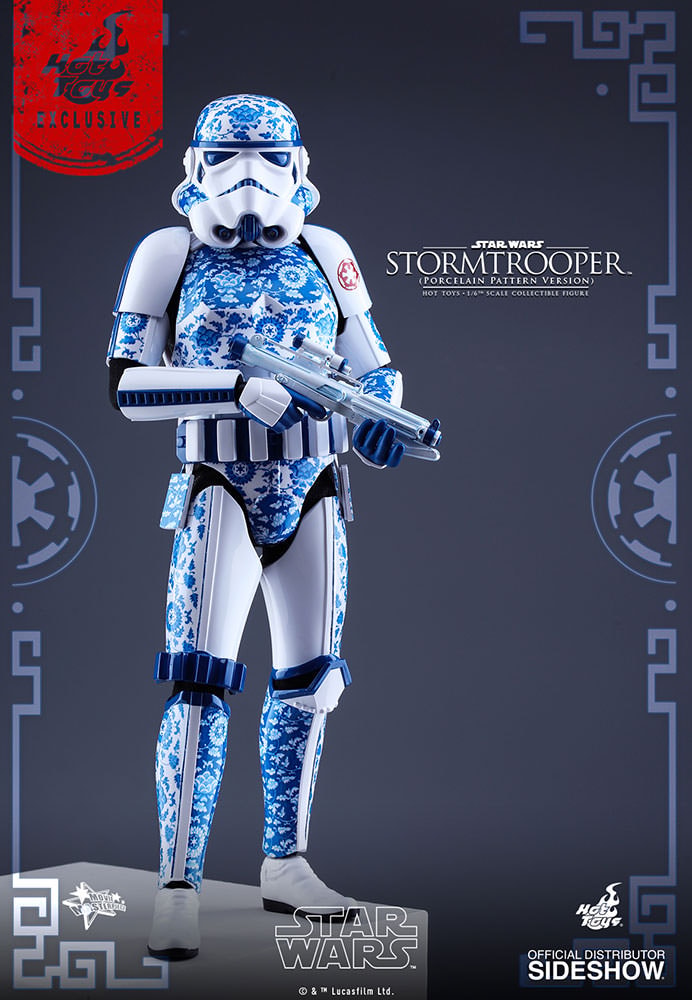 Star Wars Stormtrooper Porcelain Pattern Version Sixth Scale Figure  Exclusive Edition (Prototype Shown) View 7