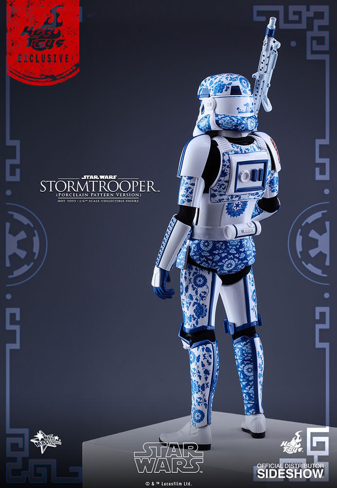 SF・ファンタジー・ホラー Hot Toys Stormtrooper Porcelain Pattern Star Wars Stormtrooper Porcelain Pattern Version Sixth Scale