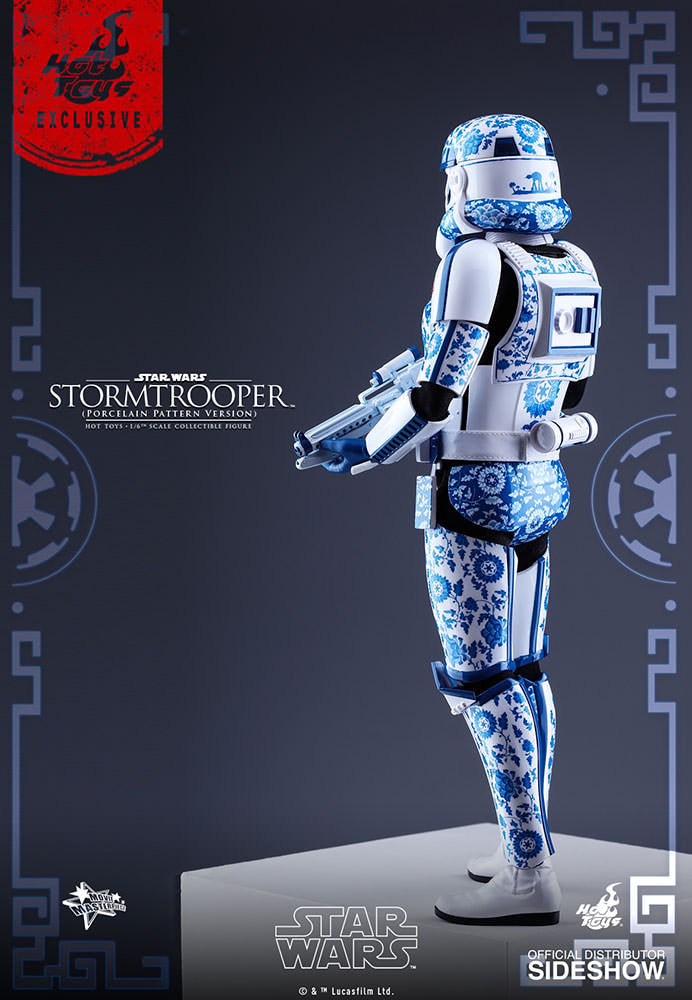 Star Wars Stormtrooper Porcelain Pattern Version Sixth Scale