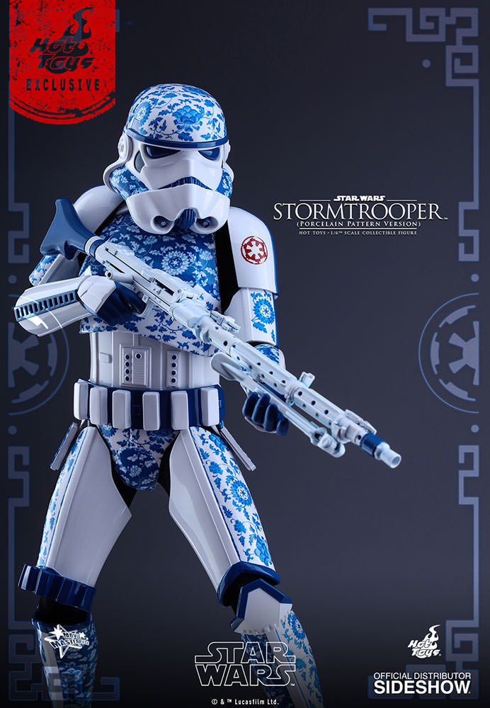 Star Wars Stormtrooper Porcelain Pattern Version Sixth Scale Figure  Exclusive Edition (Prototype Shown) View 13