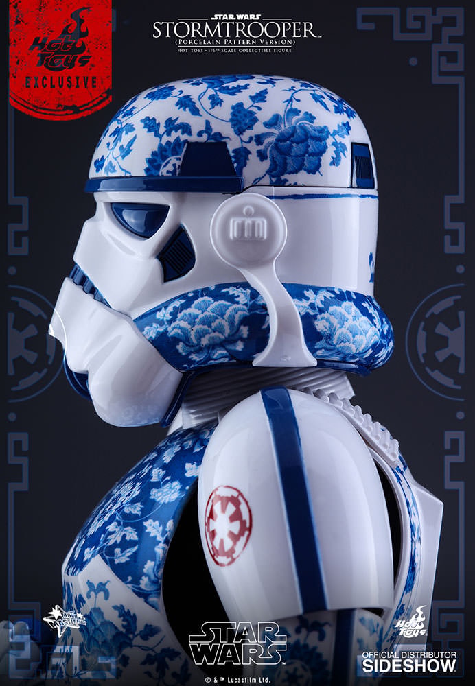 Star Wars Stormtrooper Porcelain Pattern Version Sixth Scale