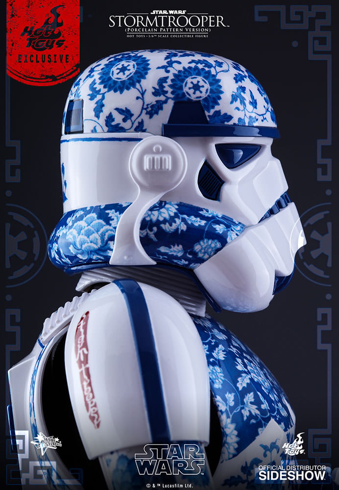 Star Wars Stormtrooper Porcelain Pattern Version Sixth Scale