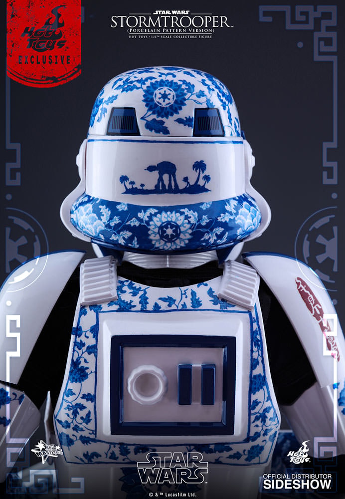 Star Wars Stormtrooper Porcelain Pattern Version Sixth Scale