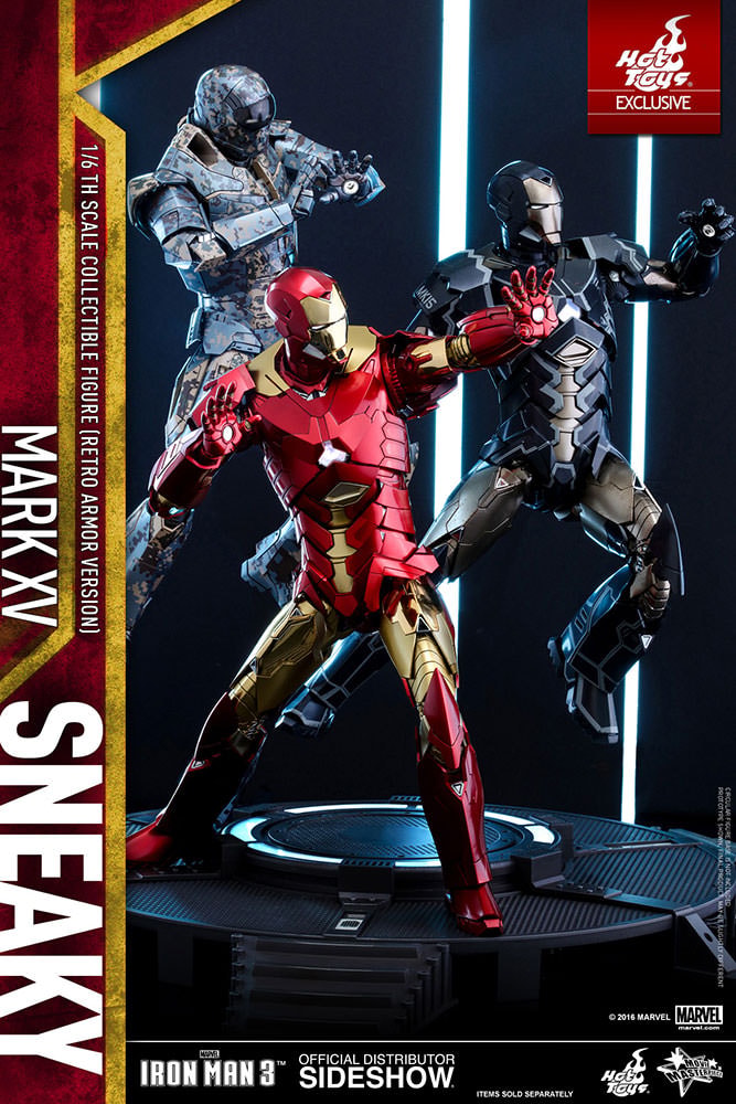 Marvel Iron Man Mark XV - Sneaky Retro Armor Version Sixth S