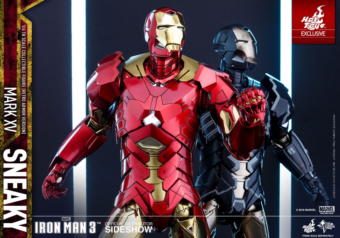 Marvel Iron Man Mark XV - Sneaky Retro Armor Version Sixth Scale Figure  Exclusive Edition (Prototype Shown) View 12