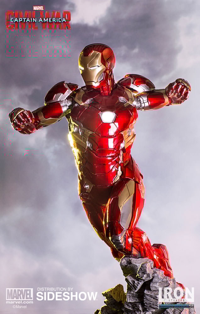 Marvel Iron Man Mark XLVI Statue by Iron Studios | Sideshow