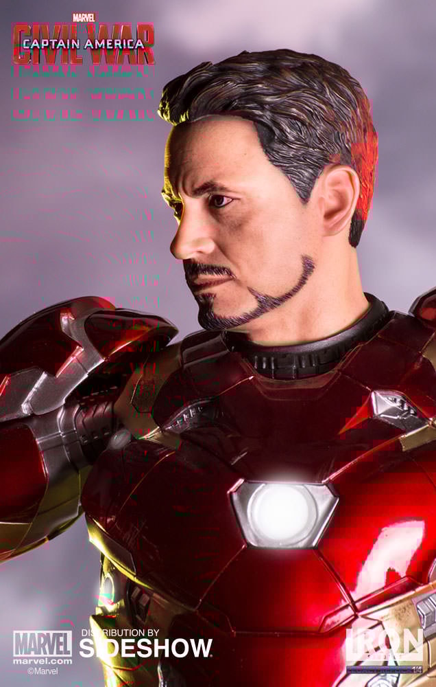 Marvel Iron Man Mark XLVI Statue by Iron Studios | Sideshow