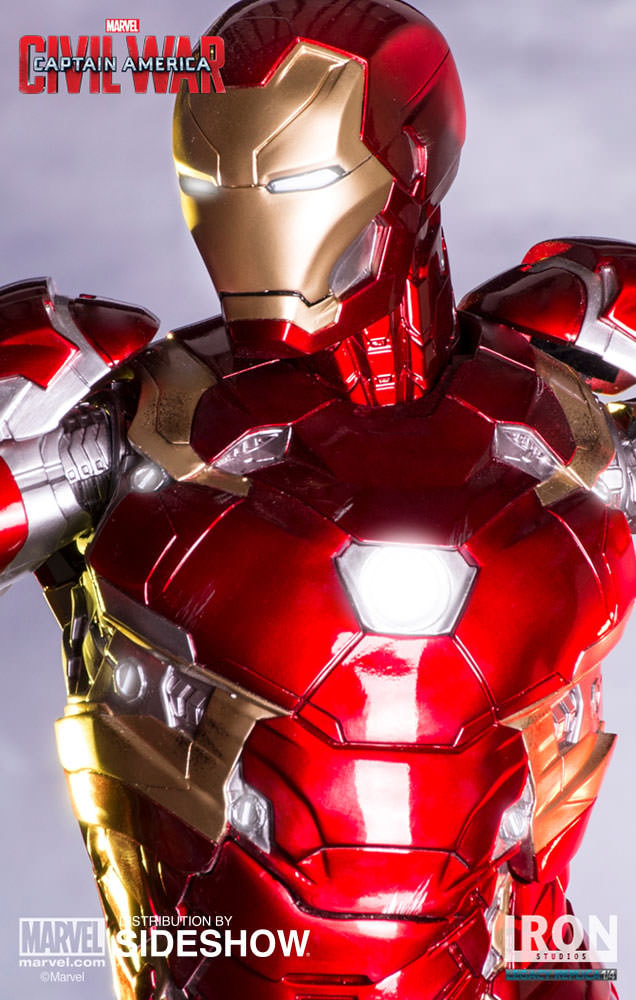 Marvel Iron Man Mark XLVI Statue by Iron Studios | Sideshow