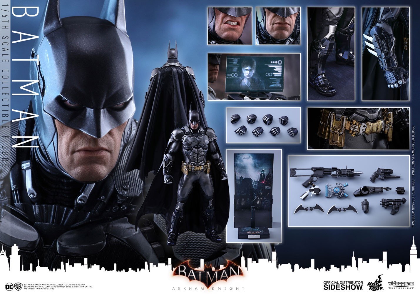 Batman arkham discount hot toys