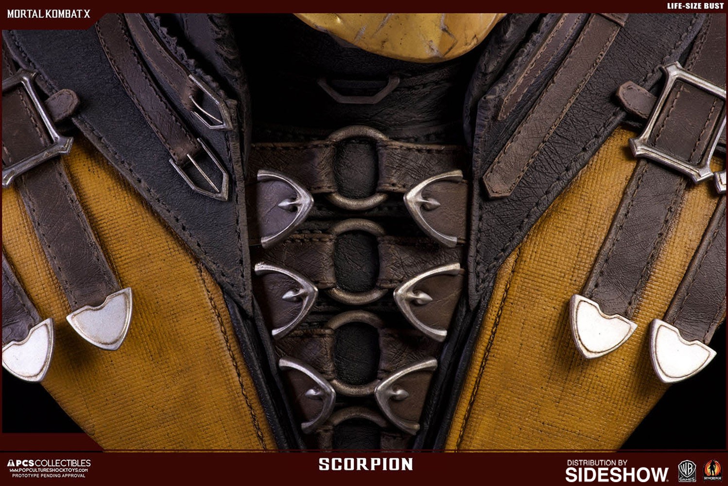 Mortal Kombat Scorpion Life-Size Bust  (Prototype Shown) View 10
