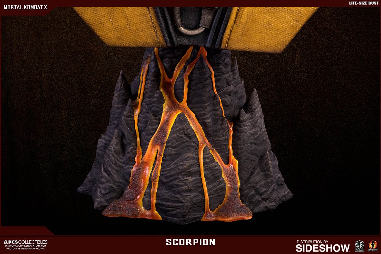 Mortal Kombat Scorpion Life-Size Bust  (Prototype Shown) View 11