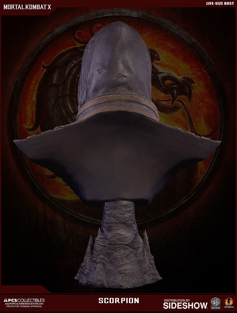 Mortal Kombat Scorpion Life-Size Bust  (Prototype Shown) View 17