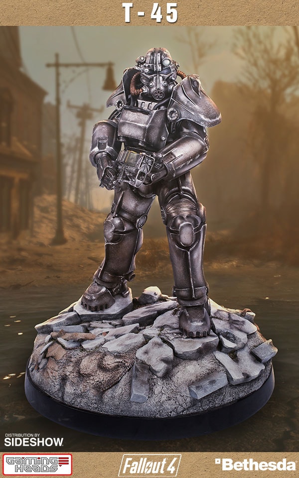 Fallout 4 T-45 Power Armor Statue by Gaming Heads | Sideshow