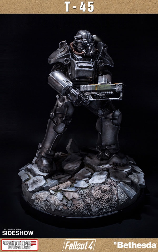 Fallout 4 T-45 Power Armor Statues  (Prototype Shown) View 8