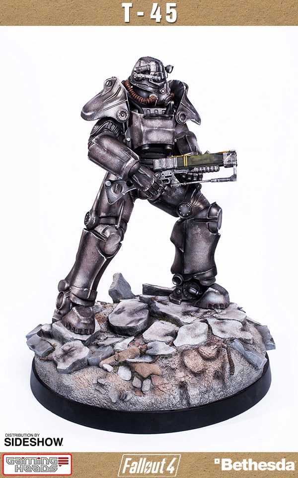 Fallout 4 T-45 Power Armor Statues  (Prototype Shown) View 9