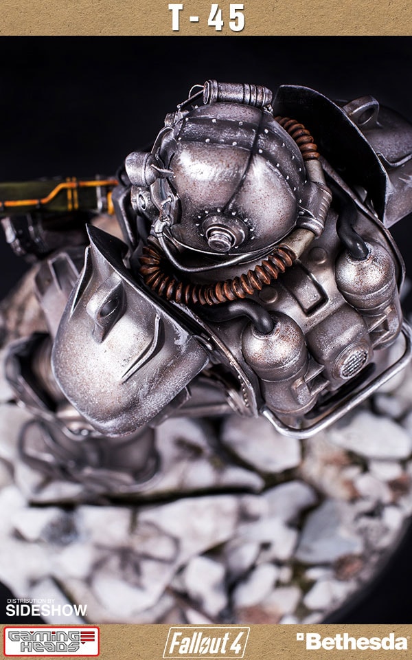 Fallout 4 T-45 Power Armor Statues  (Prototype Shown) View 10