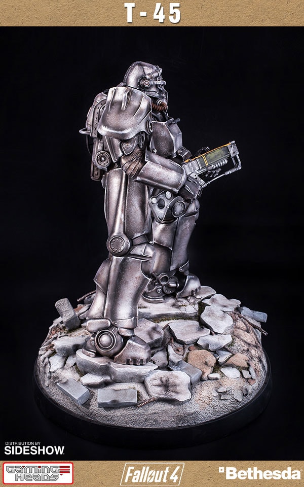Fallout 4 T-45 Power Armor Statues  (Prototype Shown) View 11