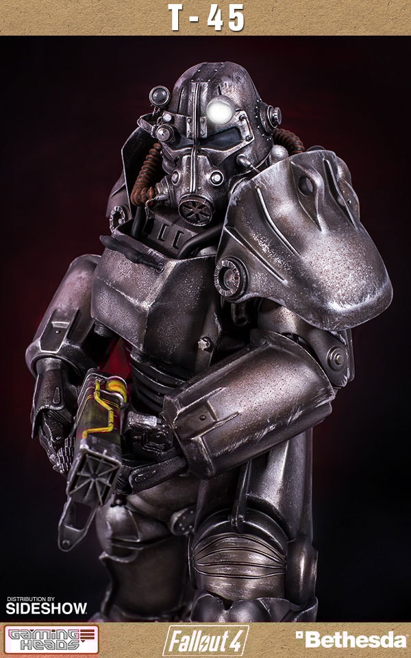Fallout 4 T-45 Power Armor Statue by Gaming Heads | Sideshow