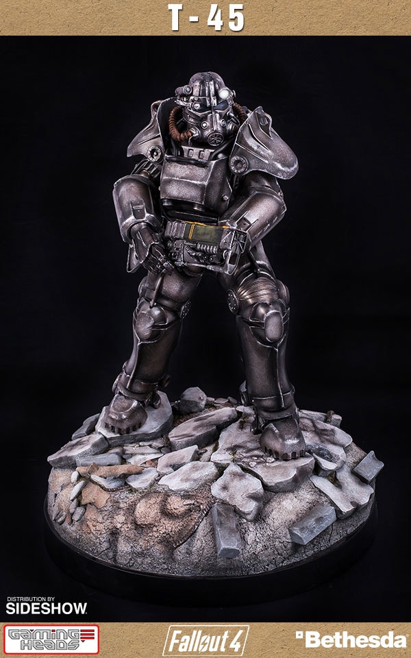 Fallout 4 T-45 Power Armor Statues  (Prototype Shown) View 14