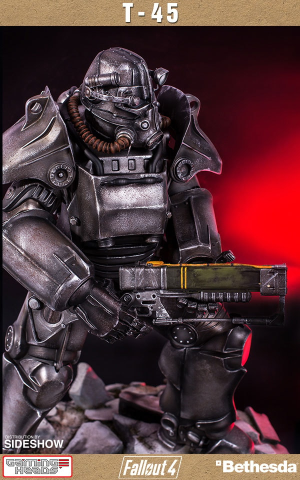 Fallout 4 T-45 Power Armor Statues  (Prototype Shown) View 16