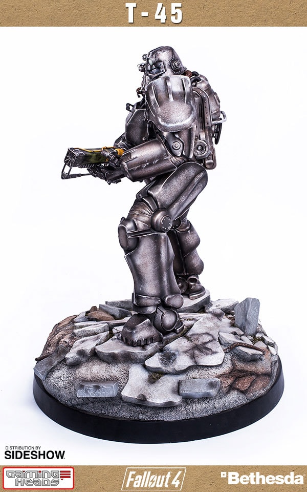 Fallout 4 T-45 Power Armor Statues  (Prototype Shown) View 19