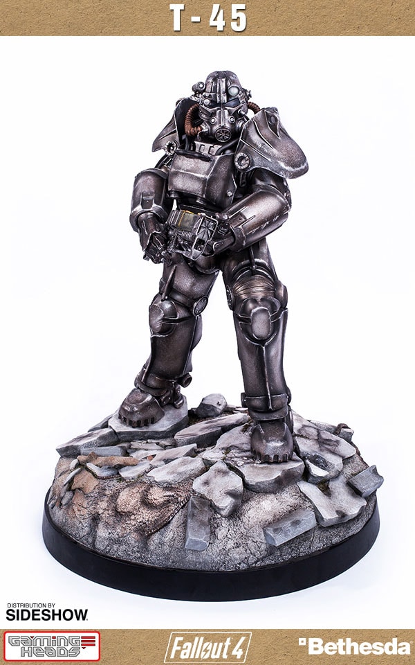 Fallout 4 T-45 Power Armor Statues  (Prototype Shown) View 21