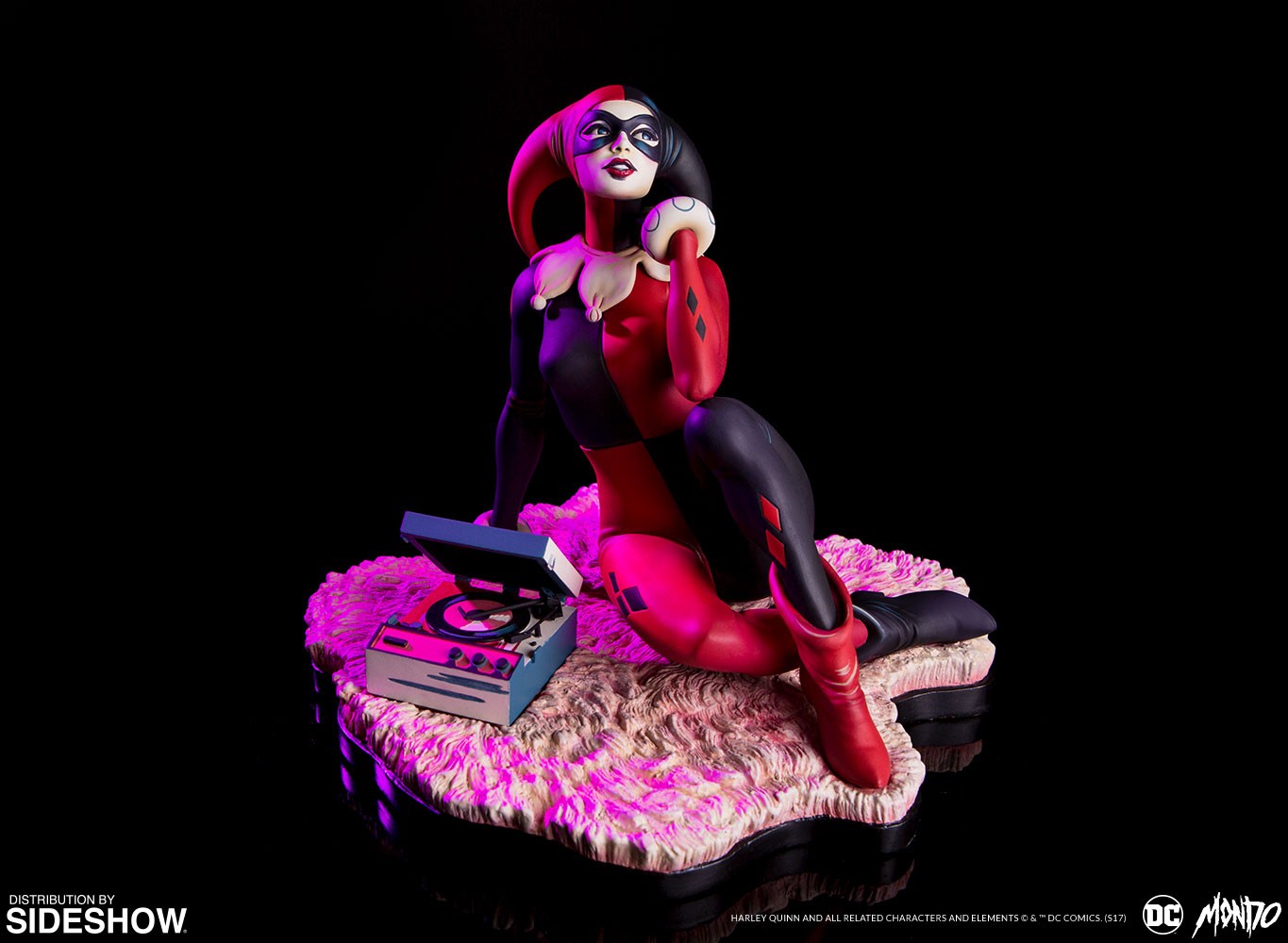 入荷now 口コミ DC Comics Waiting for My J Man Harley Quinn Statue by Mondo アメコミ