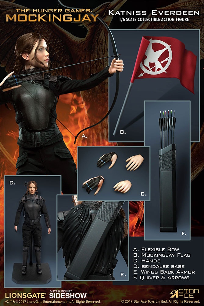 The Hunger Games Katniss Everdeen Sixth Scale Figure  (Prototype Shown) View 12