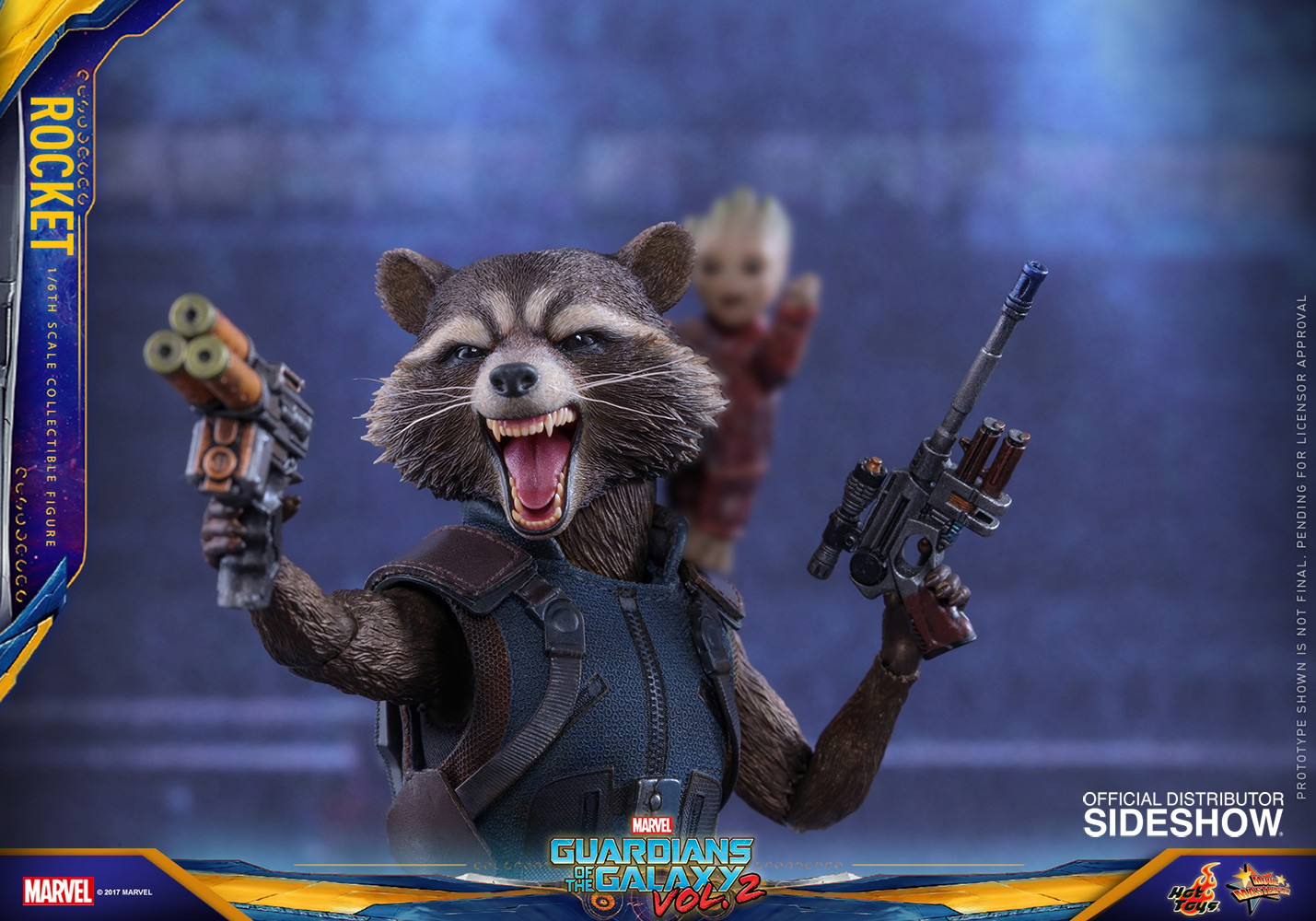 Marvel Rocket Sixth Scale Figure  (Prototype Shown) View 10