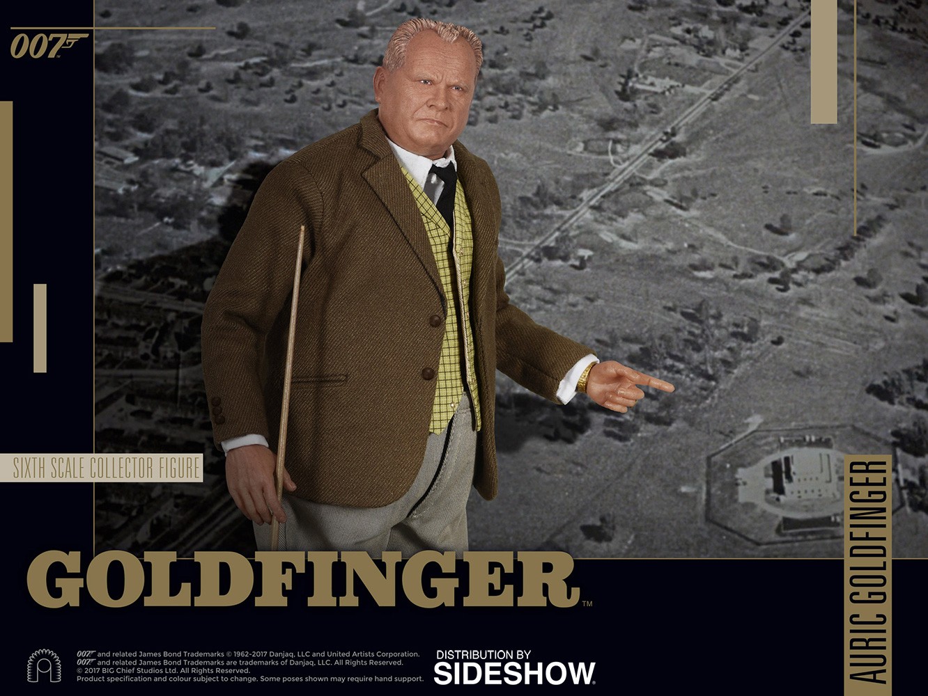 James Bond Auric Goldfinger Sixth Scale Figure  (Prototype Shown) View 10