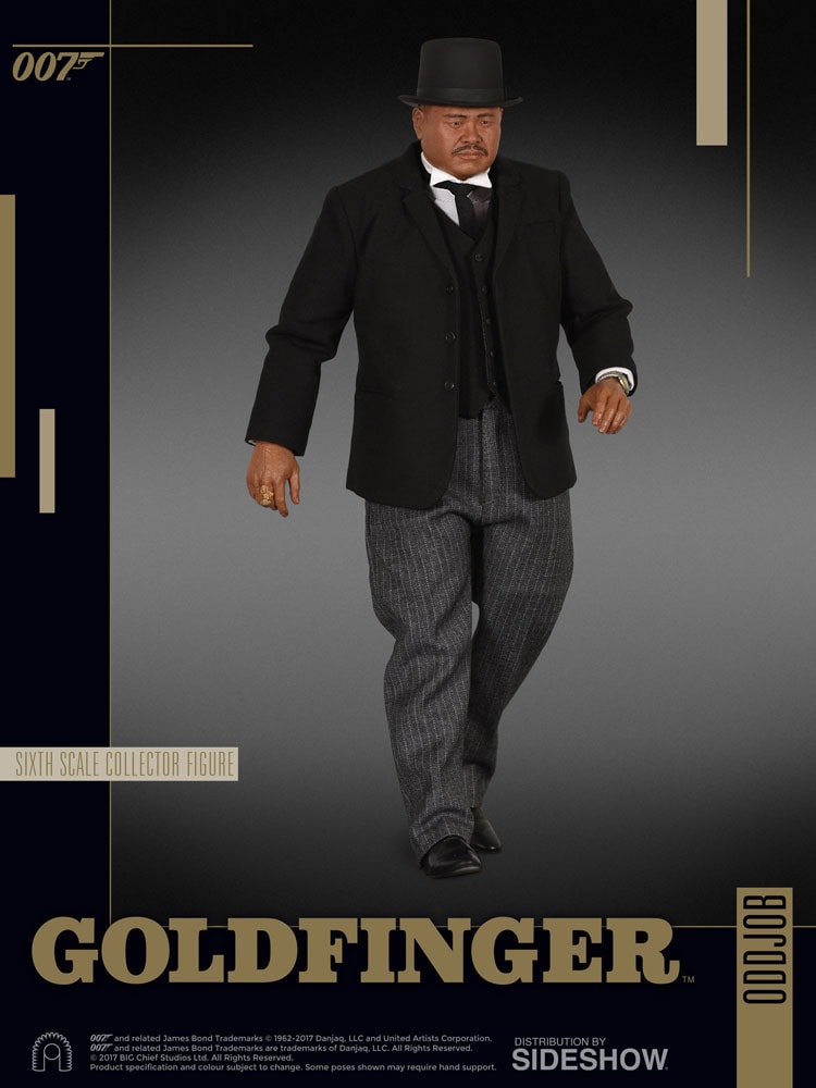 【絶版希少】James Bond & Oddjob 007 Goldfinger James Bond Oddjob Sixth Scale Figure by BIG Chief Studios