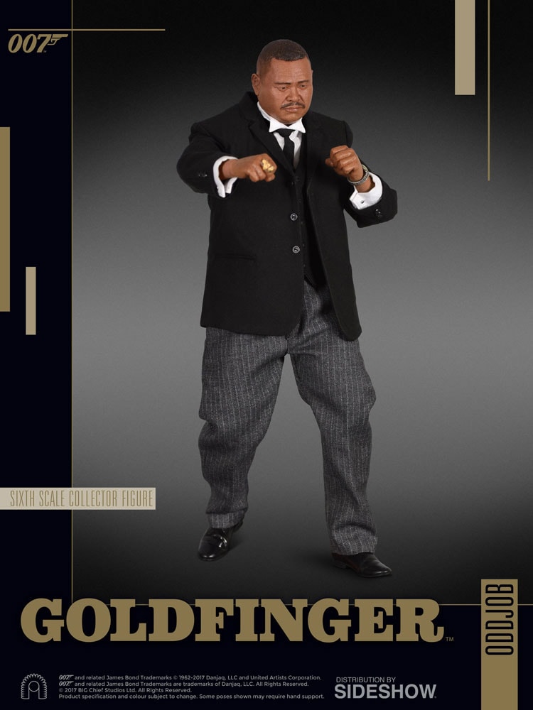 【絶版希少】James Bond & Oddjob 007 Goldfinger James Bond Oddjob Sixth Scale Figure by BIG Chief Studios
