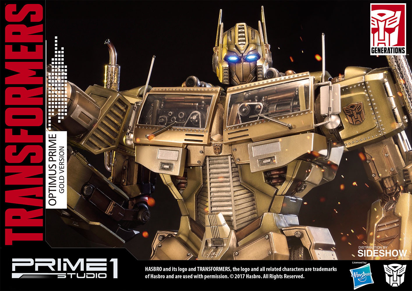 Transformers Optimus Prime Gold Version - Transformers Gener