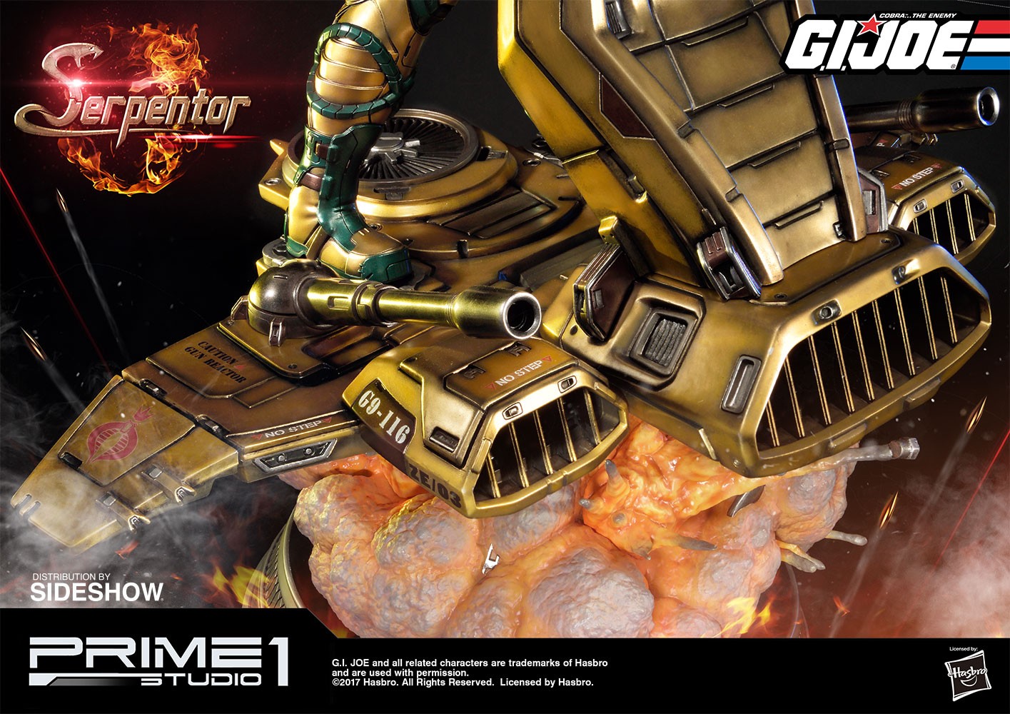 G.I. Joe Serpentor Statues  Collector Edition (Prototype Shown) View 24