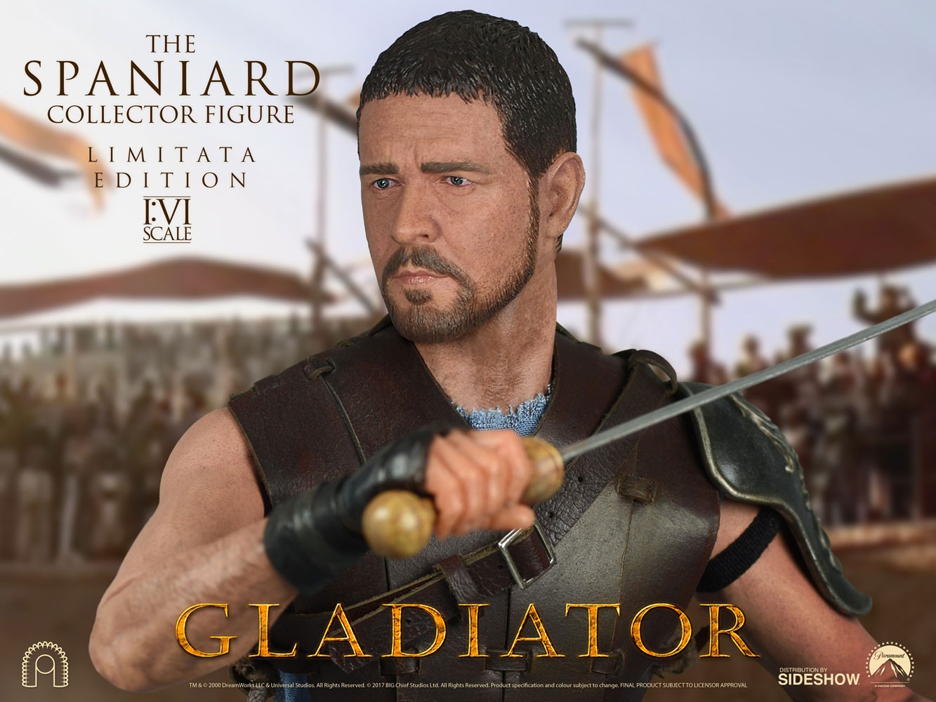 Gladiator The Spaniard Sixth Scale Figure  (Prototype Shown) View 12