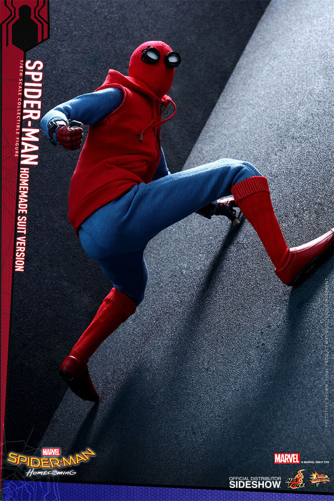 Marvel Spider-Man Homemade Suit Version Sixth Scale Figure b | Sideshow  Collectibles